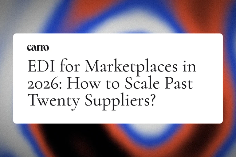 EDI for Marketplaces in 2026: How to Scale Past Twenty Suppliers?